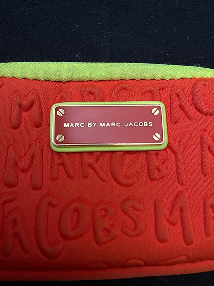 Marc by Marc Jacobs muovinen rannelaukku oranssi-keltainen naiset