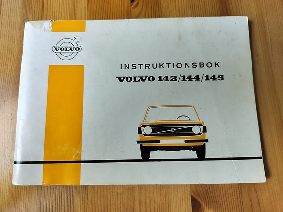 Instruktionsbok Volvo