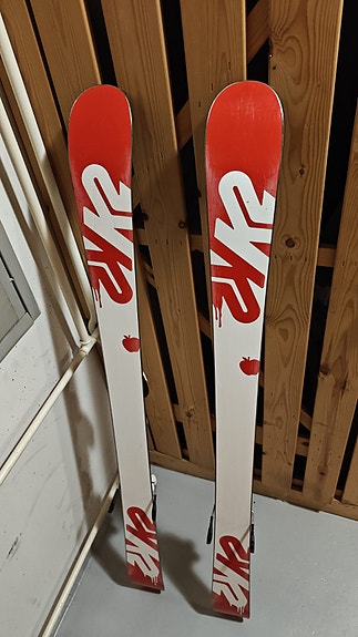K2 twintip ja marker siteet 139cm