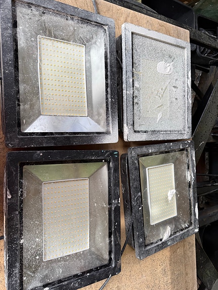 4x 200W LED-valonheitin IP44 4500K