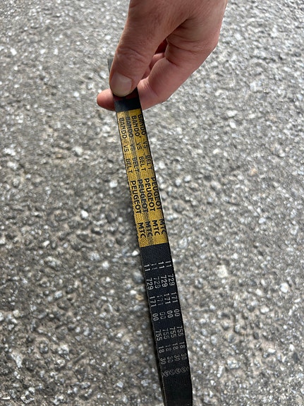 Variaattorin hihna Peugeot Kisbee