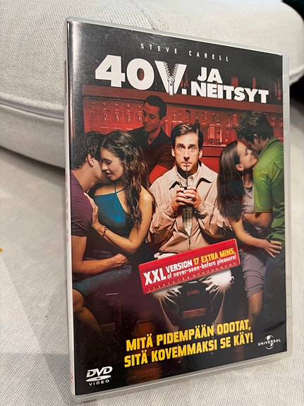40 v. ja neitsyt DVD-elokuva