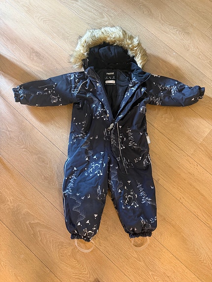 Reima haalari koko 98 musta unisex