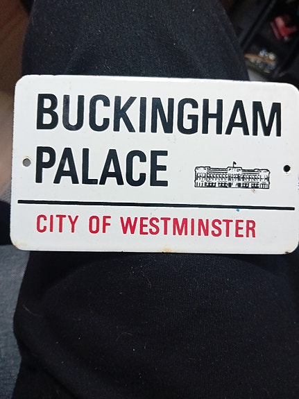Buckingham Palace City of Westminster metallikyltti