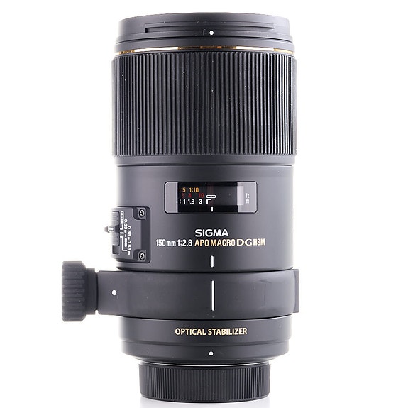 Sigma 150mm f/2.8 EX APO DG OS HSM Macro -objektiivi (Nikon) (käytetty)