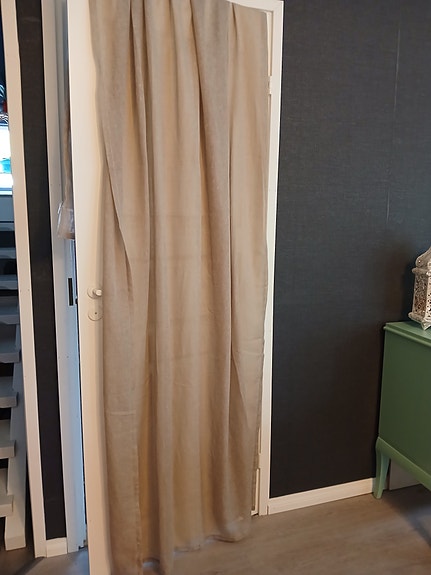 Finlayson pellavasekoite verhot beige