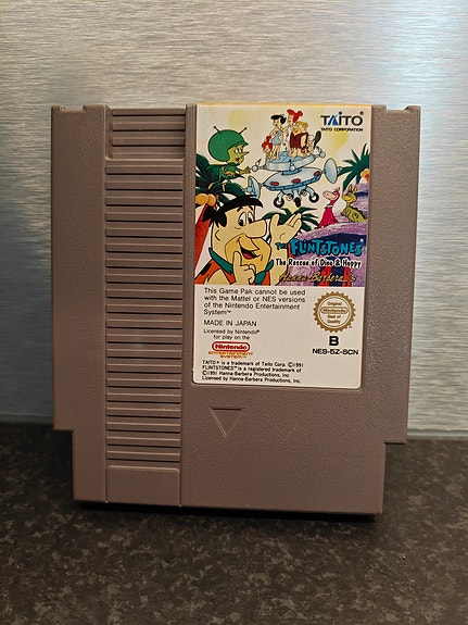 Flintstone The Rescue of Dino and Hoppy PAL B NES-5Z-SCN