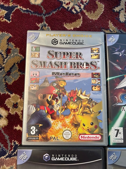 Nintendo GameCube Super Smash Bros. Melee peli PAL