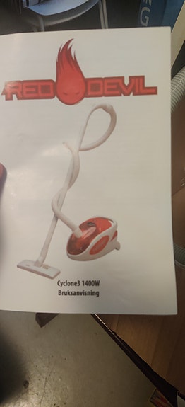 Pölynimuri pussiton Red Devil (1400W)