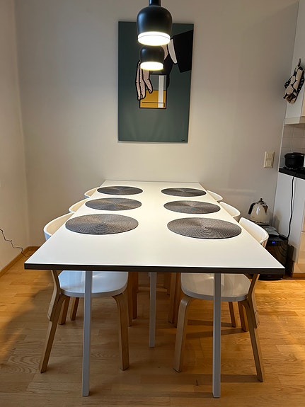 Hay Loop Stand pöytä valkoinen