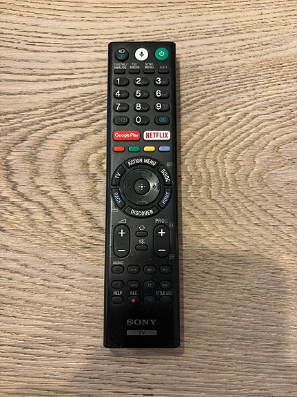 Sony kaukosäädin televisiolle