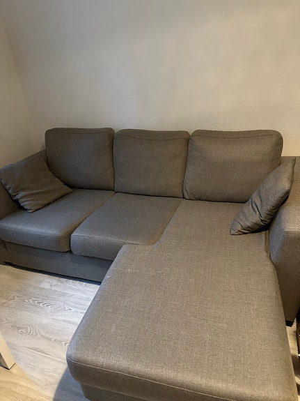 VARATTU Beige/harmaa divaanisohva