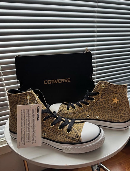 Converse Leopard lasten tennarit koko 34 unisex