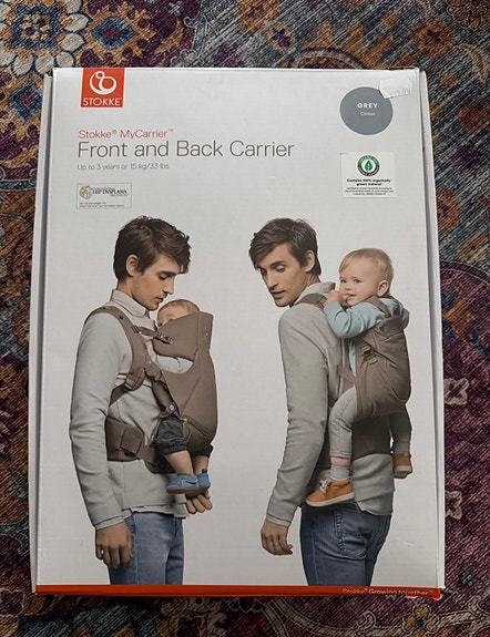 Stokke Mycarrier front&back harmaa kantoreppu