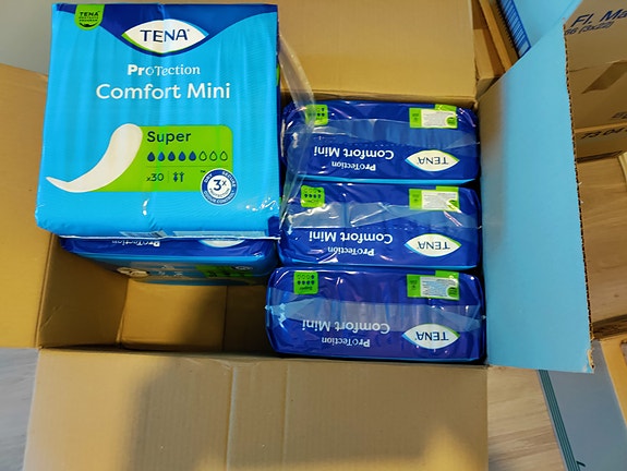 Tena ProTection Comfort Mini Super 30 inkontinenssisuojat 6 pkt, laatikko