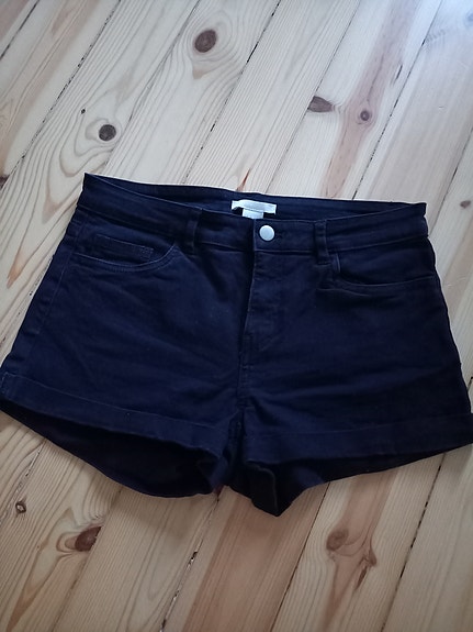 H&M naisten shortsit koko 36 sininen puuvilla