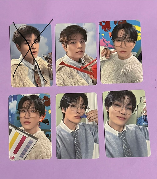 Stray kids over the rain photocards