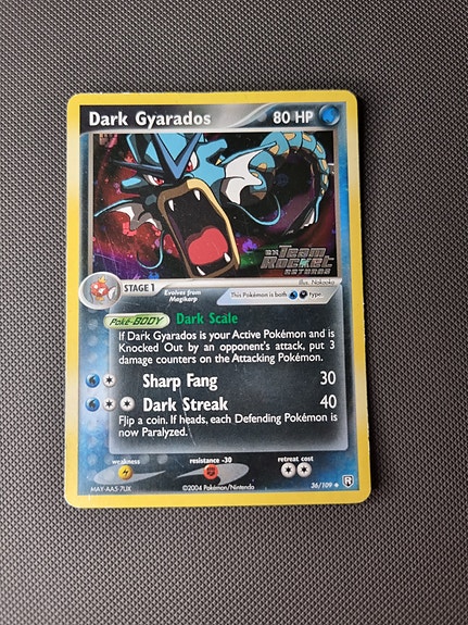 Dark Gyarados (TRR 36) reverse - Pokemon
