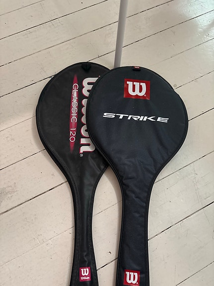 Wilson Classic 120 ja Strike sulkapallomailat