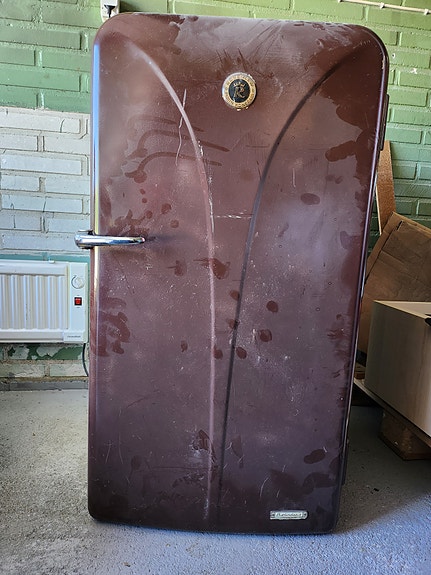 Vintage jääkaapin runko - Rosenlew (Porin Konepaja)