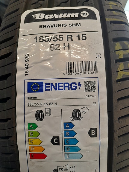 185/55R15 82H  BARUM BRAVURIS 5HM