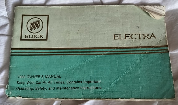 Buick Electra ohjekirja