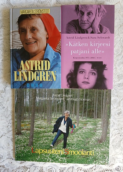 Astrid Lindgren elämäkerta + muita Lindgren kirjoja
