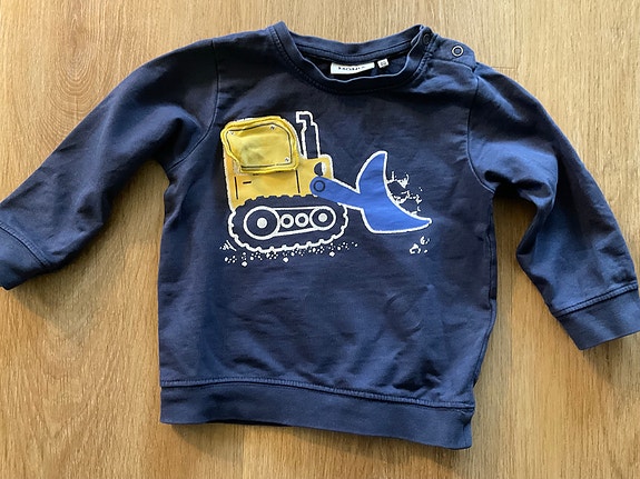 Poikien gollegepusero kaivuri koko 80 cm
