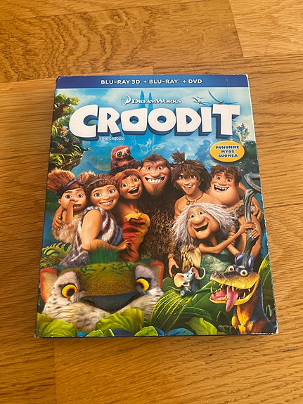 Croodit 3D blu ray