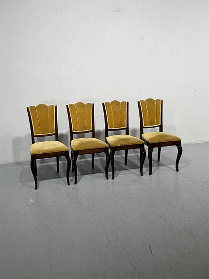 Art deco tuolit (4kpl) sametti