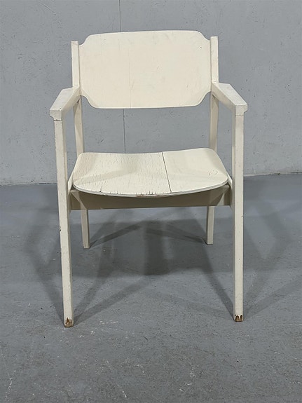 Vintage tuoli valkoinen