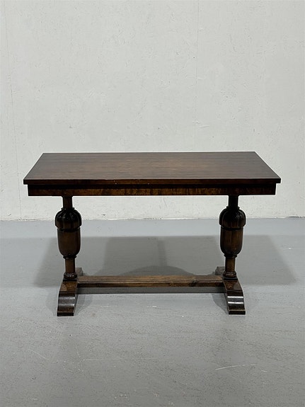 Vintage biedermeier pöytä puu 110cm