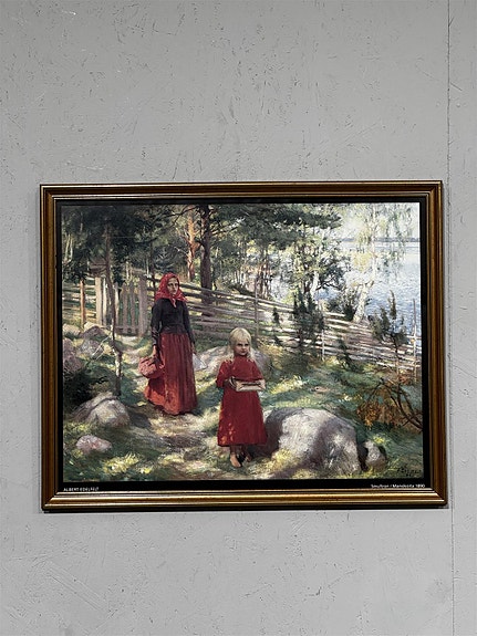 Sisustustaulu Albert Edelfelt "Mansikoita" 1890
