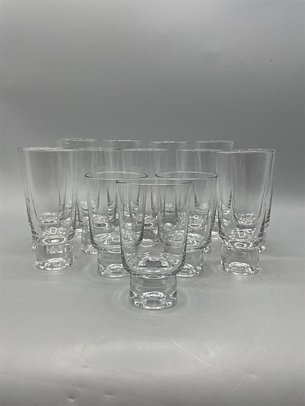 Iittala Future juomalasit erikokoiset 14-osaa, Tapio Wirkkala