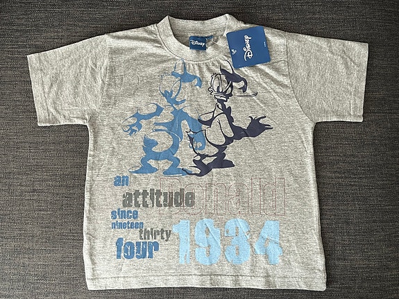 Disney T-paita Aku Ankka koko 110/116 cm unisex