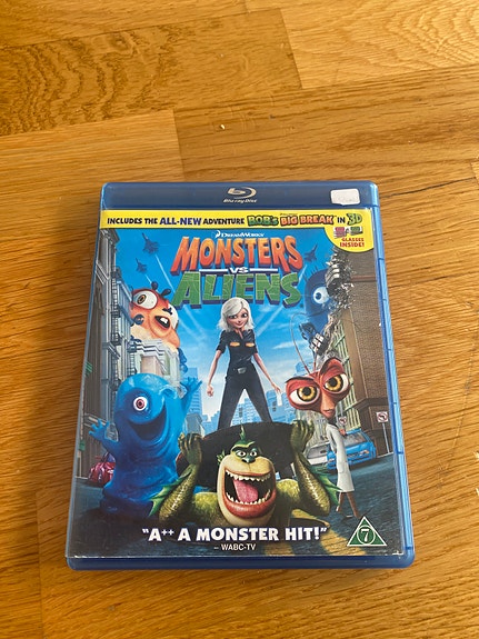 Monster vs aliens blu ray