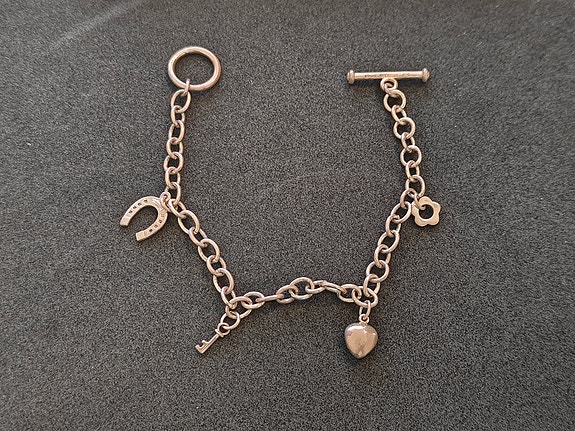 Hopeinen rannekoru, Sterling 925