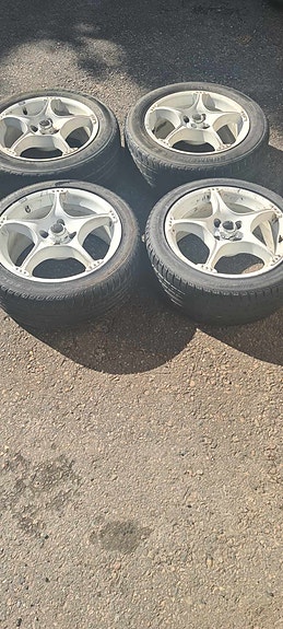 16" valkeat TSW  alut 4x100