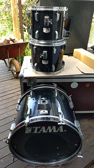 Tama Rockstar 12" 13" 22" Made in Japan rummut