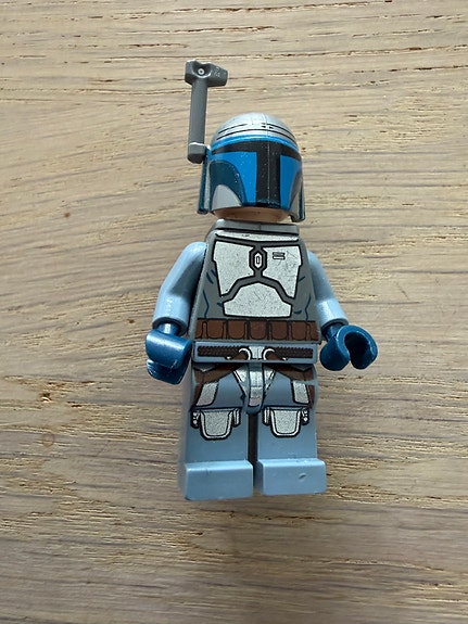 Lego Star Wars SW0468: Jango Fett - Light Nougat Head, Smile