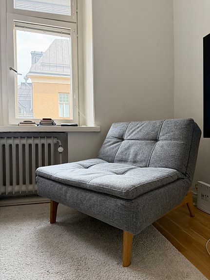 Innovation Living Splitback Eik lepotuolit (2kpl) – harmaa, tammijalat