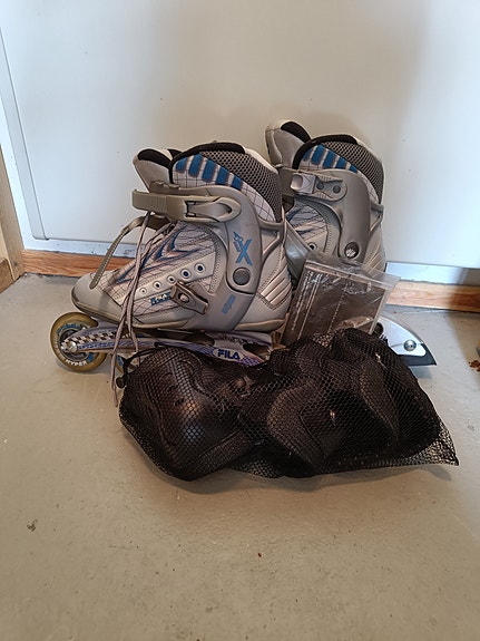 Fila rullaluistimet ja suojat