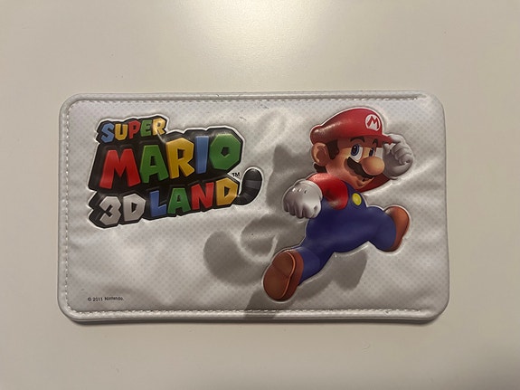 Nintendo 3DS Super Mario 3D Land suojapussi valkoinen