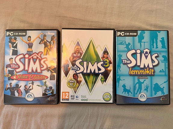 The Sims PC-pelit (3 kpl)
