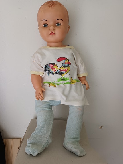 Vanha nukke, retro nukke, vintage nukke, 1950