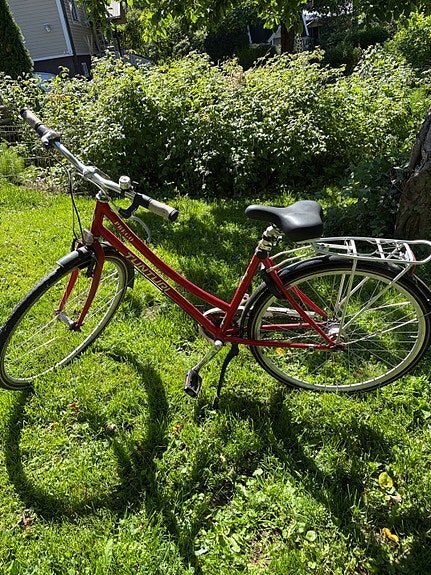 Tunturi kaupunkipyörä 48 cm punainen naisten