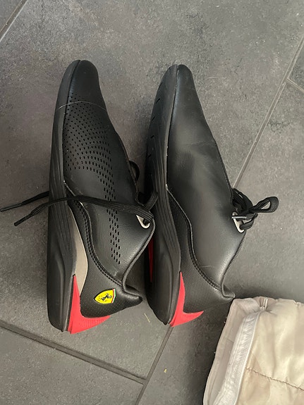Puma Scuderia Ferrari lasten tennarit koko 37 musta/punainen unisex