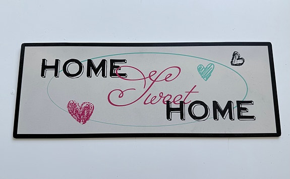Home sweet home-sisustustaulu