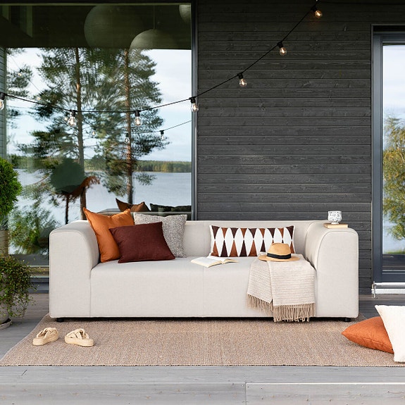 OUTLET Huuma 3-istuttava sohva vaalea beige