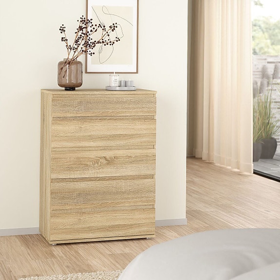 OUTLET Nova lipasto 5-laatikkoa tammi